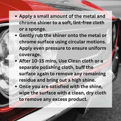 Chrome & Metal Shiner |  Bring Back the Shine Like New!