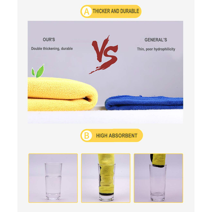 Heavy 700 GSM Microfiber Cloth for Car & Household Cleaning