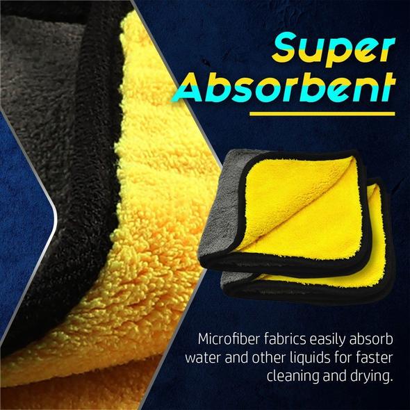 Super Water Absorbing 650 GSM Microfiber Towel for Car & Household Cleaning